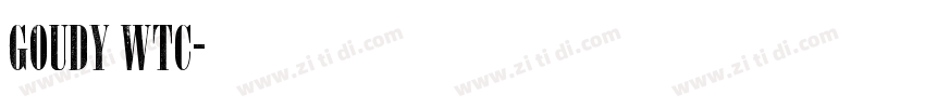goudy Wtc字体转换